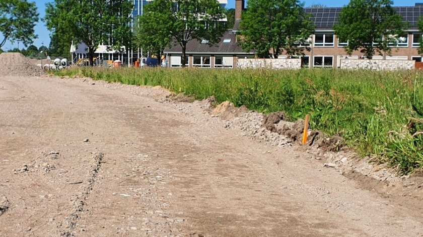 Place where the new cycling path will be realised (Photo: Lex Roders) Place where the new cycling path will be realised (Photo: Lex Roders)